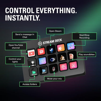 Elgato Stream Deck MK.2 Studio Controller, 15 Macro Keys