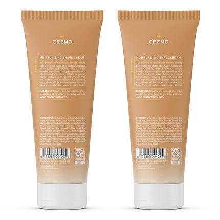 Cremo Coconut Mango Moisturizing Shave Cream Astonishingly Superior Shaving Cream for Women Fights Nicks Cuts and Razor Burn 6 oz. 2-Pack