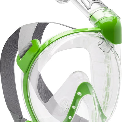 Cressi Duke Dry, Clear/Lime, S/M