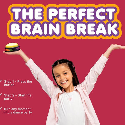 30 Second Dance Party - The Button | Dance Party Button with Music | Gag Gifts | Office Toys