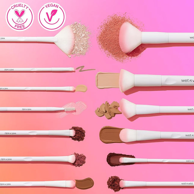 wet n wild Concealer Brush, Under Eye & Brow Blending for Large Max Coverage, Ergonomic Handle for Comfortable Precision Control, Cruelty-Free & Vegan