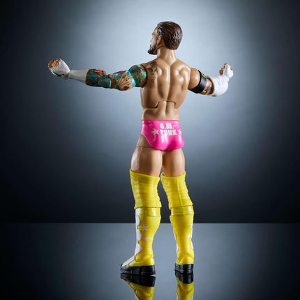 Mattel WWE Elite Action Figure & Accessories, Series #113 6-inch Collectible 6-inch Collectible CM Punk with 25 Articulation Points & Swappable Hands, JCH87
