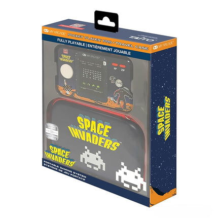 MY ARCADE DGUNL-7150 Space Invaders Pocket Player Pro Portable Game System with Carrying Case