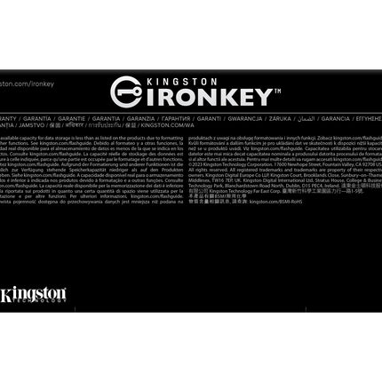 Kingston IronKey D500S hardware-encrypted USB flash drive 16GB FIPS 140-3 Lvl 3 (Pending) AES-256 - IKD500S/16GB