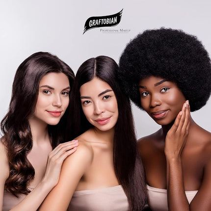 Graftobian Warm #2 | Ultra HD Foundation Palette - Glamour Crème | 30252 | High Definition Crème Makeup Foundation Palette | 5 Well | Cruelty Free