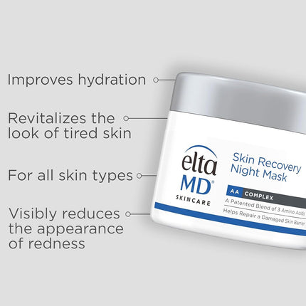 Skin Recovery Night Mask by EltaMD for Women - 1.7 oz Mask