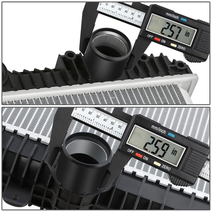 DNA MOTORING OE Style 3-Row Aluminum Cooling Radiator Compatible with 97-98 Ford LT9522 LT9501 AT9522 / 03-07 Freightliner FLD132 Classic XL / 99-07 Sterling Truck A9500 LT9500,OEM-RA-FL-003