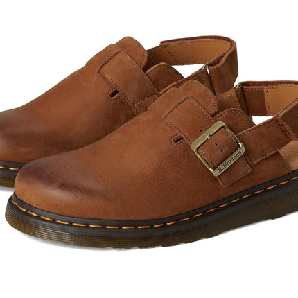 Dr. Martens Men's Jorge II Suede Slingback Mules, Desert Brown, 13 Women/12 Men