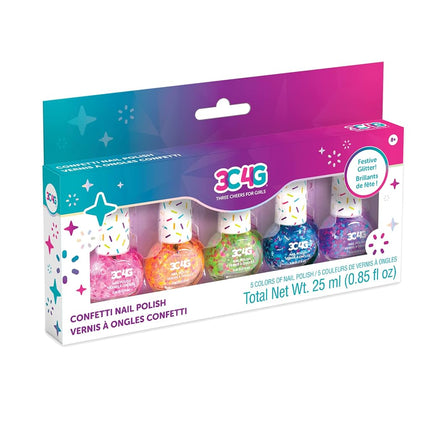 Three Cheers for Girls - Confetti Nail Polish Set 