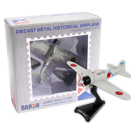 Daron Postage Stamp A6M2 Zero 1/97 V-107 WH