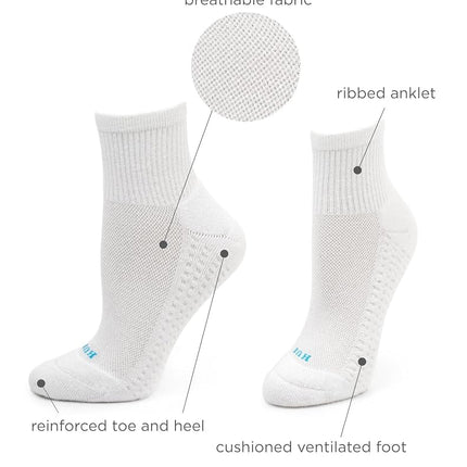 HUE Women's Air Sport 3 Pair Pack Mini Crew Socks, Nautical, One size