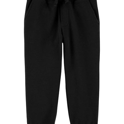 OshKosh B'Gosh Pantalones deportivos clásicos para niño, negros, 12 meses