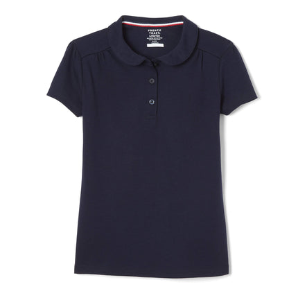 French Toast Girls' Short Sleeve Peter Pan Collar 