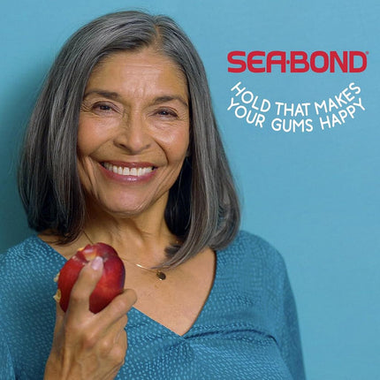 SEA BOND Denture Adhesive Seals, Original, Lowers, 30 Count (4 Pack)