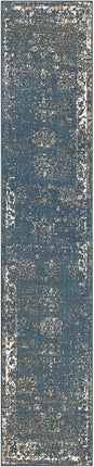 Unique Loom 3141402 Area Rug, 2' x 10', Blue
