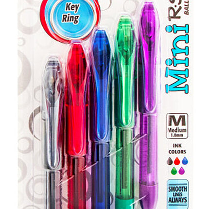 5 Colors -Mini Rsvp Pens
