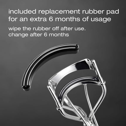 Shu Uemura New Eyelash Curler W, Double Edge Eyelash Curler for a Smoothly Sculpted curl in one Squeeze - Includes Silicone Replacement Pad