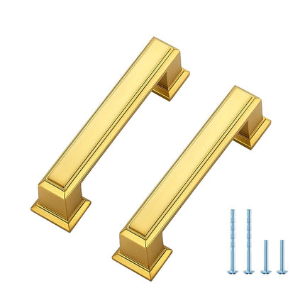 Ravinte Hardware Gold Cabinet Pulls, 3 Inch (76mm)