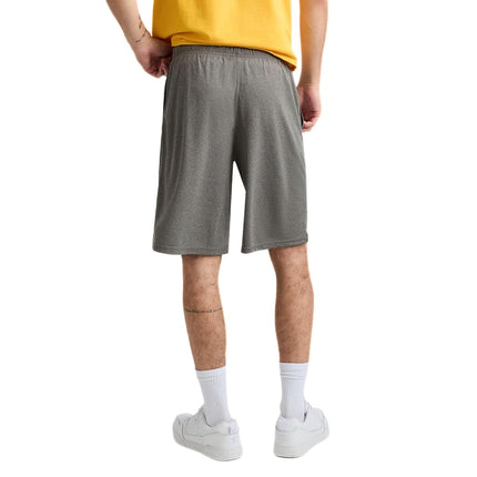 Champion Men's Core Performance, Knee-Length Training Shorts (Reg. Or Big & Tall), Granite Heather C Logo, Small