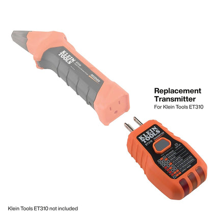 Klein Tools ET310TRANS ET310 Circuit Breaker Finder Replacement Transmitter, Digital Circuit Breaker Finder, Integrated GFCI Outlet Tester