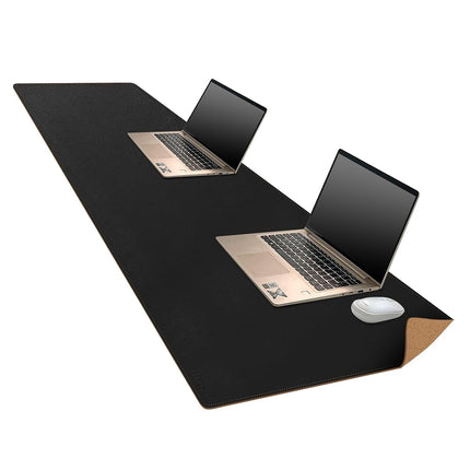 MAIDERN 180 x 40cm Desk Pad, Large Desk Mat, Cork 