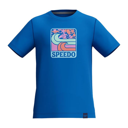 T-shirt de bain UV à manches courtes avec motif pour enfant Speedo