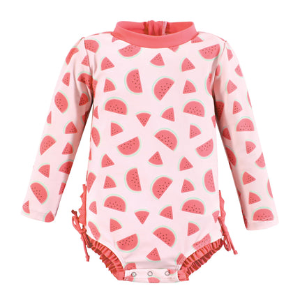 Hudson Baby Girls Baby and Toddler Swimsuit, Citru