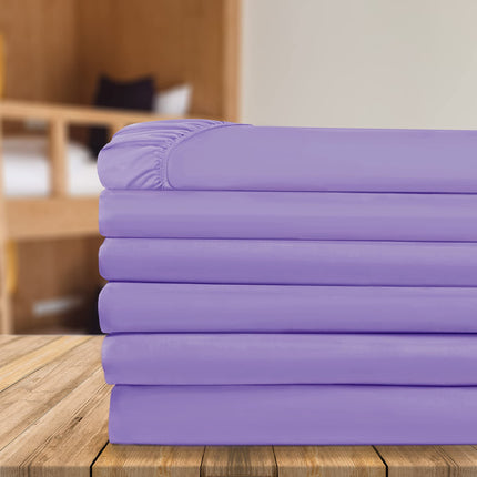 Elegant Comfort 6-Pack Fitted Bottom Sheets 1500 T
