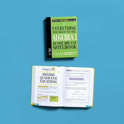 Everything You Need to Ace Algebra 2 in One Big Fat Notebook