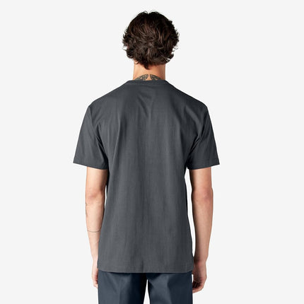 Dickies Men's Short Sleeve Heavyweight Crew Neck, Charcoal Gray Heather, 3X-Large Big Tall