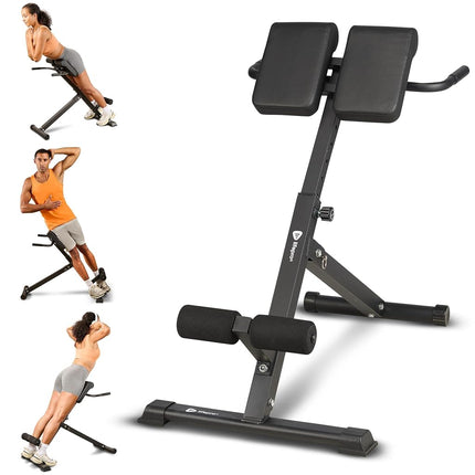 Lifepro Foldable Roman Chair Hyperextension Bench 