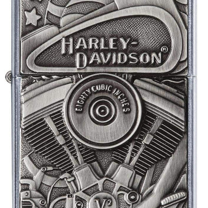 Zippo Harley Davidson Motor Flag Lighter