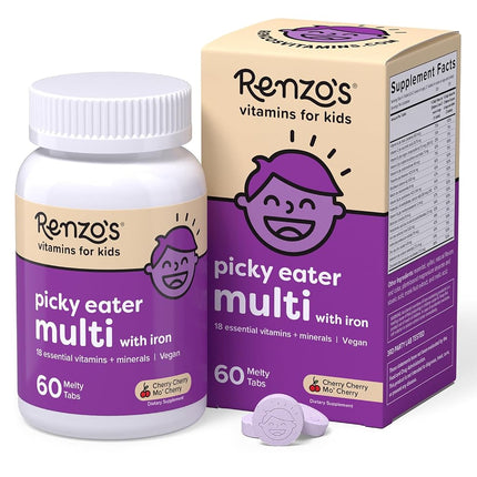Renzo's Picky Eater Kids Multivitamin - Vegan Mult