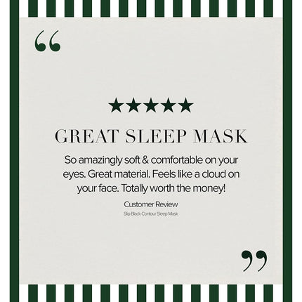Slip Silk Contour Sleep Mask, Sleep & Leisure Club - Lash-Friendly