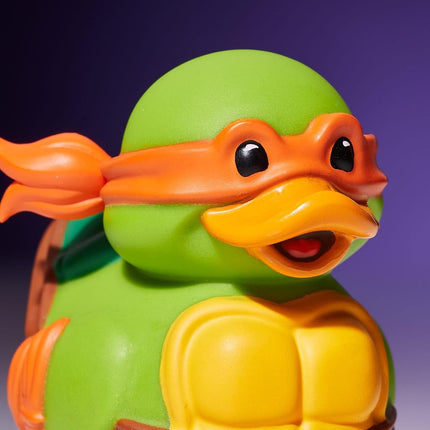 TUBBZ: TMNT - Michelangelo Mini Rubber Duck Collectable Toy 5 cm