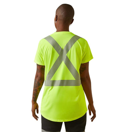Ariat Women's Rebar Hi-Vis Ansi T-Shirt Plus - 10043642-Pls, Hi Vis Yellow, Small