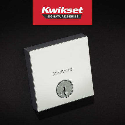 Kwikset 92580-029 Downtown deadbolt, Polished Chrome