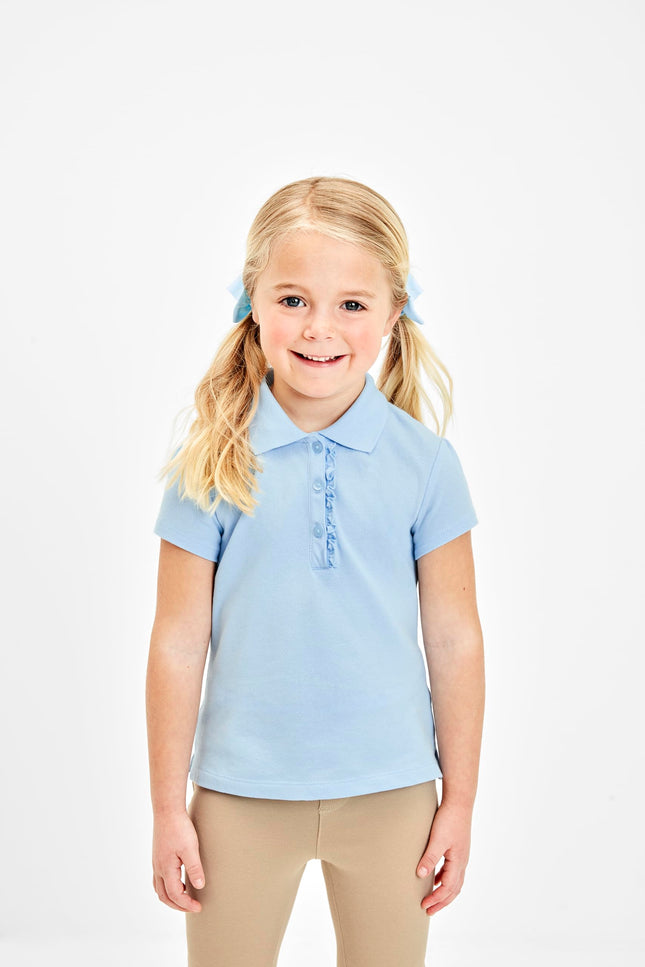 The Children's Place Baby Girls Polos, 5 Packs, Daybreak 2-Pack, 2T