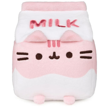 GUND Pusheen Strawberry Milk Plush Cat Stuffed Animal for Ages 8 and Up, Pink/White, 6�