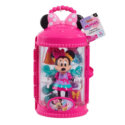 Just Play Minnie Mouse Fabulous Fashion 14-piece Sweet Party Doll and Accessories, Kids Toys for Ages 3 Up