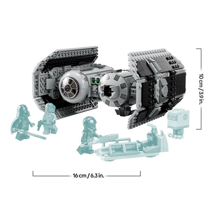 LEGO Star Wars 75347 TIE Bomber Building Toy - Starship Model incl. a Gonk Droid Figure & Darth Vader Minifigure with a Lightsaber - Gift for 9+ Year Old Boys