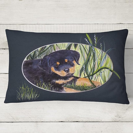 Rottweiler Decorative Fabric Pillow