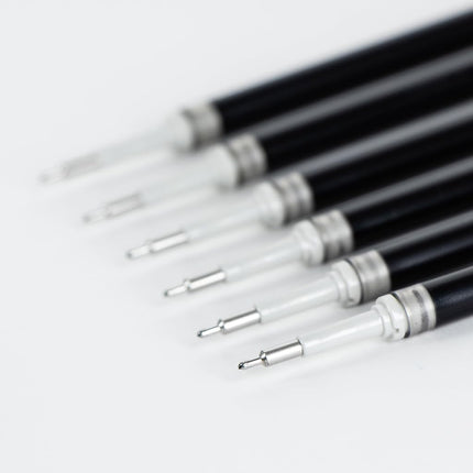 Pentel Refill Ink - for EnerGel Gel Pen, 0.7mm Needle Tip, Fine, Black Ink, Pack of 6 Refills