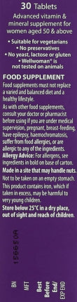 Wellwoman 50+, 30 Tablets, Pack of 1