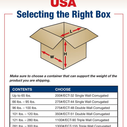 BOX USA B1864 Long Corrugated Boxes, 18" x 6" x 4", Kraft (Pack of 25)