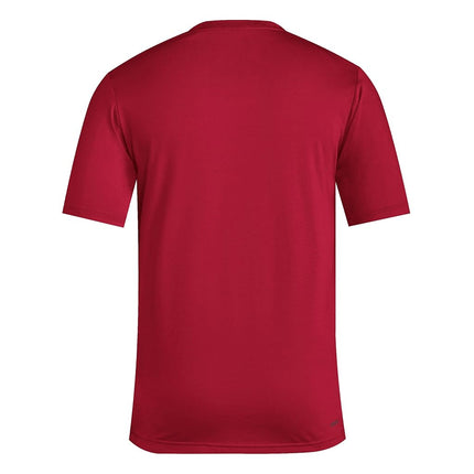 adidas Men's Essentials Feelready Training T-Shirt, Better Scarlet/Black, XL