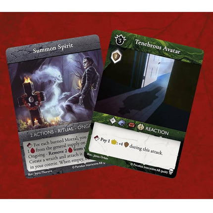 Renegade Game Studios Vampire: The Masquerade – Rivals Shadows & Shrouds Expansion | Adds Lasombra & Hecata Clans, Deck Customization, Requires Core Set, 2-4 Players, Ages 14+