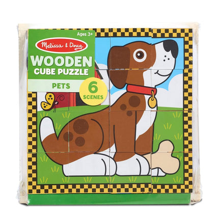 Pets Cube Puzzle: Puzzles (Wooden) - Maze/Cube/Touch & Feel