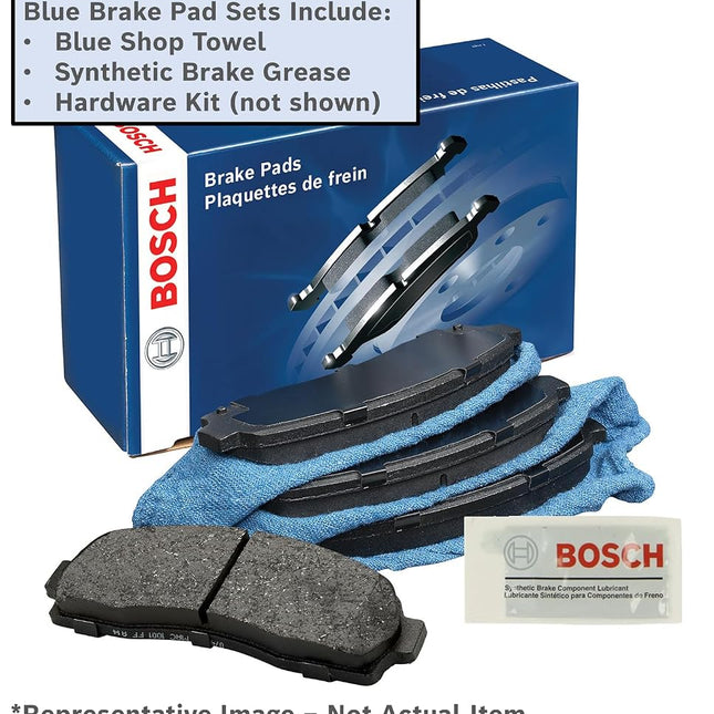 Bosch BE521H Blue Disc Brake Pad Set with Hardware - FRONT