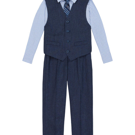 IZOD Boys' 4-Piece Set with Collared Dress Shirt, 